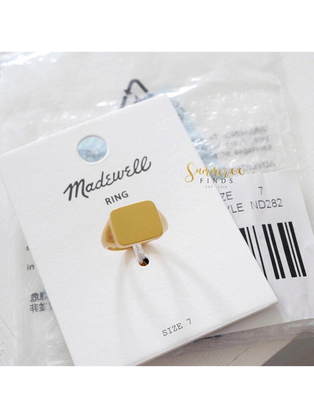 Madewell Chunky Signet Ring